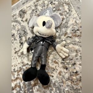 Authentic NWT Disney Parks Mickey Mouse Pinstripes Stuffed Character